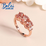 V&auml;rvimuutus zultaniit naiste s&otilde;rmus 925 h&otilde;bedast peened ehted naisele naisele emale kena kingitus igap&auml;evaseks kandmiseks us ring size 6# pruun/roosa