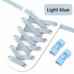 NR.8 1 paar lamedaid kingapaelu Ilma sidemeteta tossudele Elastsed kingapaelad Lamedad ruudulise koega Laisad kingapaelad Aksessuaarid Unisex 100cm helesinine v&auml;rv
