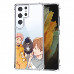 Anime Jujutsu Kaisen Coque telefoni&uuml;mbris Samsung S10 S20 Fe S21 S22 S8 S9 Plus S21ultra S22ultra p&otilde;rutuskindlale Fundas kaantele Samsung S8