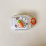 Ins Redish Rabbit Cartoon 3D Butterfly Flower armas k&otilde;rvaklappide &uuml;mbris Apple Airpod 3 2 Pro 1 2. juhtmevaba Bluetoothi ​​laadimiskasti jaoks For Airpods 1 2