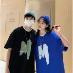 Meeste l&uuml;hikeste varrukatega T-s&auml;rgid Graafilise tr&uuml;kiga kirjaga Poolvarrukatega T-s&auml;rgid Pullover T-s&auml;rk Juhuslik T-s&auml;rk Meeste Korea Vabaaja Kaela Retro Topid M must