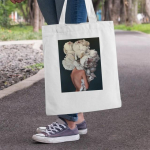 Lihtne naiste ostukott Seksikad lilled, sulgedega graafiline l&otilde;uendist kott Suvine vabaaja mood Harajuku suured naiste &otilde;lakotid 24*26cm