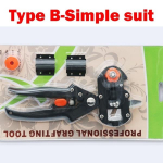 Pookimisk&auml;&auml;rid K&auml;&auml;ride viljapuu vaktsineerimiseks Multifunktsionaalne pungade l&otilde;ikur 3 t&uuml;&uuml;pi teraga aiat&ouml;&ouml;riistad Type B