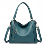 Ehtsast kaubam&auml;rgist pehmest nahast k&auml;ekotid Kvaliteetsed naiste kott 2022 V&auml;ike vabaaja naiste &otilde;lakott Naiste Crossbody kott sinine