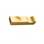 Rest Groove Design peegli poleeritud kahvlihoidja tugi h&otilde;lpsasti puhastatavatele s&ouml;&ouml;giriistadele roostevabast terasest 2 kuldne