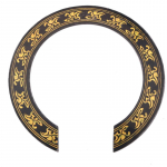 105 mm l&auml;bim&otilde;&otilde;duga lillemustriga kitarri heliaugu kleebis kitarri heliaugu ring