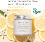 Mary&May - Lemon Niacinamide Glow Wash Off Maski pakk