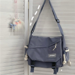 Nailonist k&auml;ekotid &otilde;lakott Suure mahutavusega Crossbody kotid teismelistele t&uuml;drukutele meestele Harajuku messenger kott &otilde;pilaste koolikotid sinine