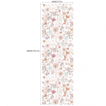 Akvarell Lill Elutoa Magamistoa Taustseina Isekleepuv tapeet (45cm*300cm) RW302