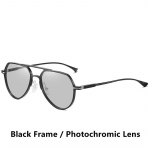 AORON alumiinium magneesium raam p&auml;evane &ouml;&ouml;n&auml;gemine fotokroomsed polariseeritud p&auml;ikeseprillid mood &otilde;ues pimestamisvastased UV400 kalas&otilde;iduprillid with Glasses Bag puhas/must