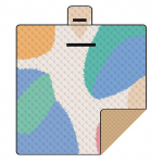 V&auml;ljas piknikutekk 78,7  x78,7  veekindel kokkupandav matkatekk ranna pikniku matt