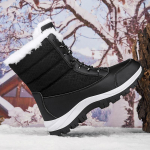 Euroopa ja Ameerika talvised k&otilde;rgpuhutud libisemisvastased soojendusega lumesaapad 36 must