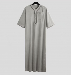 Moslemir&otilde;ivad Meeste pikkade varrukatega mantel Saudi Araabia Jubba Kaftan Dishdash Thobe 4XL