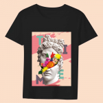 Naiste T-s&auml;rk Basic Tops Retromood T&auml;naval&otilde;bu Kunst Kuulsad Maalid Tr&uuml;ki seeria &Uuml;markaelus Pehme hingav s&auml;rk XXL