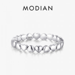 925 Sterling h&otilde;bedane s&uuml;damega vintage s&otilde;rmes&otilde;rmus Forever Love Ehted S&otilde;brap&auml;eva kingitus naistele 5 h&otilde;be