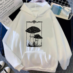 Seenega pusad Naiste Unisex pikkade varrukatega topp y2k esteetiline gooti Winter Hood Naiste Unisex anime dressipluusid 2XL