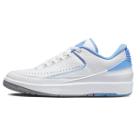 Air Jordan 2 Retro Low UNC Meeste tossud Valge University-Blue Cement-Grey DV9956-104 44