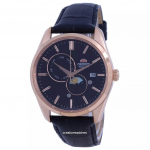 Orient Classic Sun Moon Gen must numbrilauaga automaatne meeste k&auml;ekell RA-AK0309B10B must