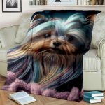 Armas koerahusky, samojee, chihuahua, Koki Pomeranian multifilmi tekk, pehme tekk koduse magamistoa diivani kattetekk lastele 130x150cm