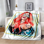 3D-printimine Karol G Singer HD tekk, pehme tekk koju Magamistoa voodi Diivani Piknikuks Reisikontori puhkekatte tekk lastele 130x150cm