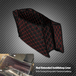 Mootorratta mustad 4-tollised sadulakoti katted venitatud kotisisendid Harley Touring Electra Road Street Glide Road King CVO 2014-2021 jaoks Saddlebag Liners A