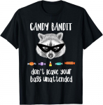 Raccoon Halloween Cool Design Tee Unisex T-s&auml;rk S
