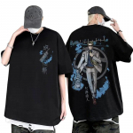 Jaapani anime Jujutsu Kaisen Nanami Kento graafiline t-s&auml;rk Unisex Vintage Manga T-s&auml;rk l&uuml;hikeste varrukatega Unisex hip-hopi &uuml;lisuured s&auml;rgid L
