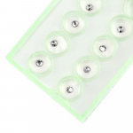 10 tk Teemanthammaste materjal hambaid valgendavad naastud Hambaproteesid akr&uuml;&uuml;list hammaste kristallist kaunistus, suuh&uuml;gieeniline hammaste kaunistus valge