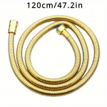 1 tk Prima GOLD Duschschlauch Bohrung Gold Finish 120cm/47.2in