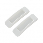 2 tk Isekleepuvad uksek&auml;epidemed Lihtne paigaldamine Kindel k&auml;epide Mitmeotstarbelised uksek&auml;epidemed k&uuml;lmikute kappide akende jaoks valge