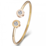 Titaanterasest digitaalne k&auml;ev&otilde;ru reguleeritava avaga naiste k&auml;ev&otilde;ru C-kujulise inkrusteeritud tsirkoonist k&auml;ev&otilde;ru kuld