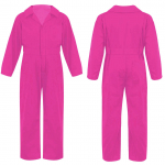 Lastele poistele moe-mehaaniku kombinesoonid, pikkade varrukatega, lahtik&auml;iva krae, lukuga eesmine kombinesoon Halloweeni cosplay kost&uuml;&uuml;m 7-8 Years kuum roosa v&auml;rv