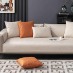 Kunstnahast veekindel, et v&auml;ltida uriini lekkimist Diivanipadi Four Seasons Universaalne libisemiskindel elutoa nakkumatu villane kriimustusvastane diivanikate 50*70