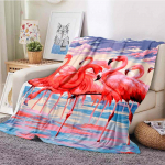 3D Roosad Flamingomaalid Prindid &Uuml;mmargused vaibad Multifilmid Loomad &Uuml;mar matt Armsad Flamingod Magamistuba Kodu Kontoritool Matid Kodukaunistus 75x90cm