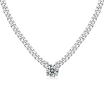 S925 Sterling h&otilde;be 1 kat D v&auml;rvi VVS Moissanite Kuuba ketiga kaelakee naistele meestele peened ehted pulmakihlus j&otilde;ulukink 1ct(6.5mm)