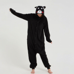 Kigurumi Animal Cosplay kapuutsiga kombinesoon pidžaama meeste naiste pikkade varrukatega talvine soe Rompe magamisriided Panda Lion, leopard, elevant, sebra, tiiger cosplay XL