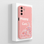 Telefoni&uuml;mbris Samsung Galaxy A15 A 15 4G 5G kate, luksuslik moodne disain matt must ruudukujuline kvaliteetne pehme vedel silikoonkest Samsungi kaitseraua jaoks Samsung A15