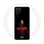Samsung Galaxy A12 &uuml;mbris La casa de papel mask must taust