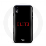Iphone XS Elite 5. hooaja &uuml;mbris, punane logo must taust