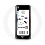 Coque pour Samsung Galaxy A20e Billet d'avion London