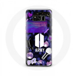 Coque pour Samsung Galaxy S8 Plus Bangtan Sonyeondan BTS Logo Army Bomb Lightstick