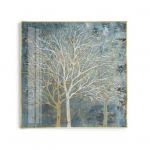 Dekoratiivmaalid Sinine Valge Puu Kaasaegne Abstraktne Kergesti riputatav Liimmaalid Kaunistused Seinad 40cm