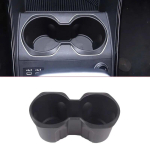 BMW X1 U11 2023-2024 jaoks TPE Must Auto Keskkonsooli Joogitopsihoidik Panipaik Auto Salongi Lisatarvikud 1pcs-A gray