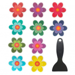 1 komplekti vannikleebised Erksav&auml;rvilised lille- ja loomamustrilised kleebised libisemisvastased du&scaron;ikleebised vannitoa jaoks C