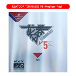 Reaktor TORNADO V5 40+ (Kleepuv, eesk&auml;e silmus) ITTF-i heakskiidetud lauatennise kummist pingpongi k&auml;sn Medium-Red