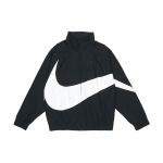 Nike Big Swoosh Kootud Statement Jakk (Aasia suuruse m&auml;&auml;ramine) Must meeste t&auml;navar&otilde;ivad AR3133-010 S