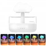 Vihmapilve niisutaja, tilguti vesi, 7 muutuvat v&auml;rvi LED-valgus, automaatne v&auml;ljal&uuml;litus, 2 režiimi, 200 ml valge