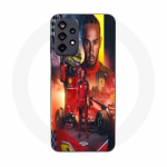 Coque Maniacase pour Samsung Galaxy A23 4G Lewis Hamilton Scuderia Ferrari F1 officiel