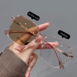 Luksuslik disain fotokroomsed l&uuml;hin&auml;gelikkusprillid meeste naiste sinise valguse vastased prillid UV-kiirgusevastased silmade kaitse p&auml;ikeseprillid unisex prillid -1.5