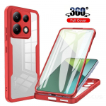 Xiaomi Redmi Note 13 12S 12 Pro Plus Pro+ 12C 13C A1 A2 POCO C65 X5 F5 M6 Pro 5G 4G &uuml;mbris Kahepoolne p&otilde;rutuskindel kaitse Redmi Note 13 4G must